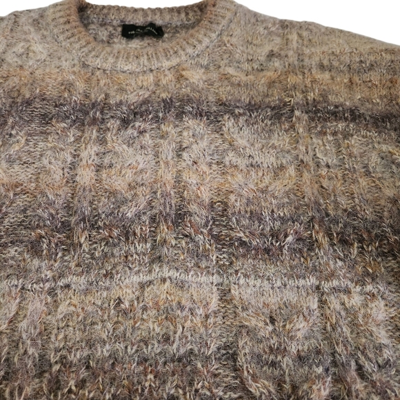 ROBERTO COLLINA Wool Mohair Blend Textured Knit Sweater brown beige 54 (italy) - Picture 3 of 11